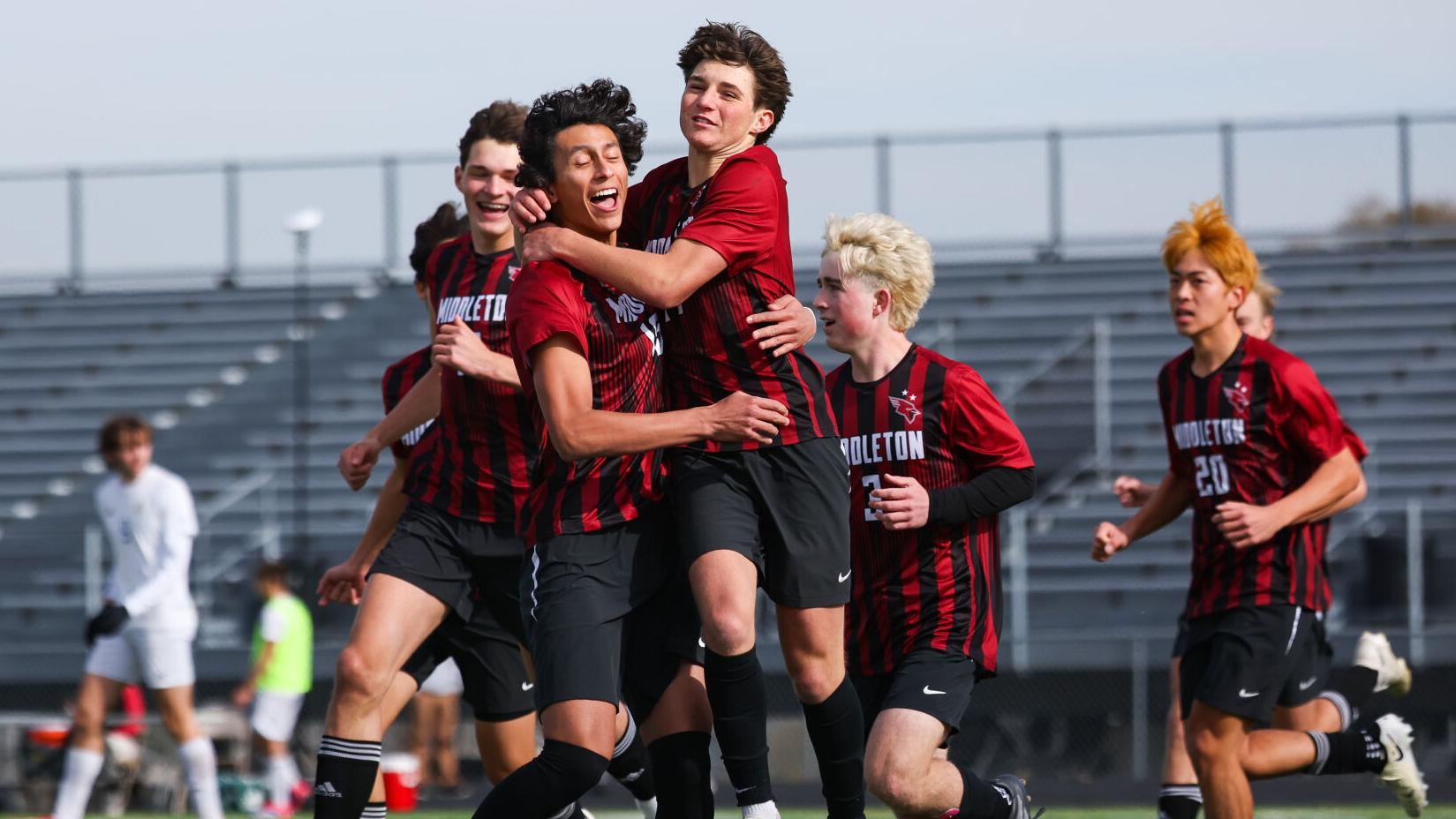 Middleton boys soccer survives PKs to top Madison West, return to state